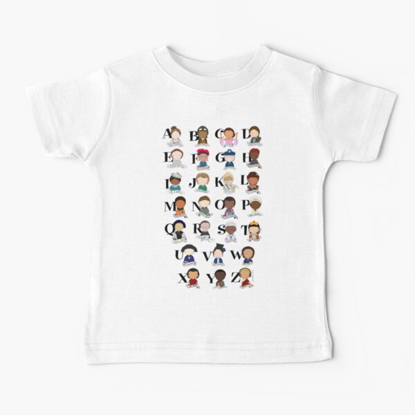 Awesome Woman Alphabet Baby T-Shirt
