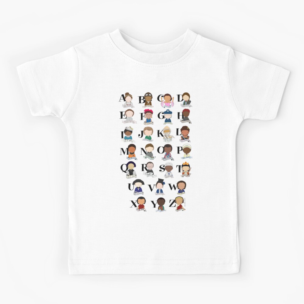 Awesome Woman Alphabet Kids T-Shirt