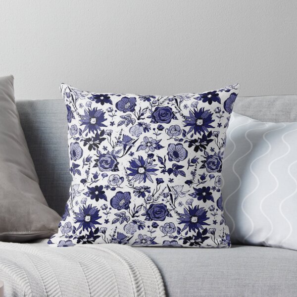 Item preview, Chintz China azul marino y blanco designed and sold by Perrin Le Feuvre.