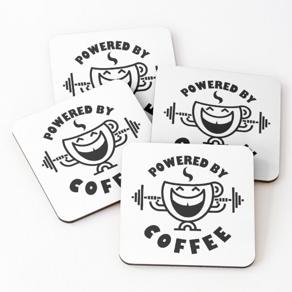 Item preview, powered by Coffee - gym - black by cappobeano designed and sold by cappobeano.