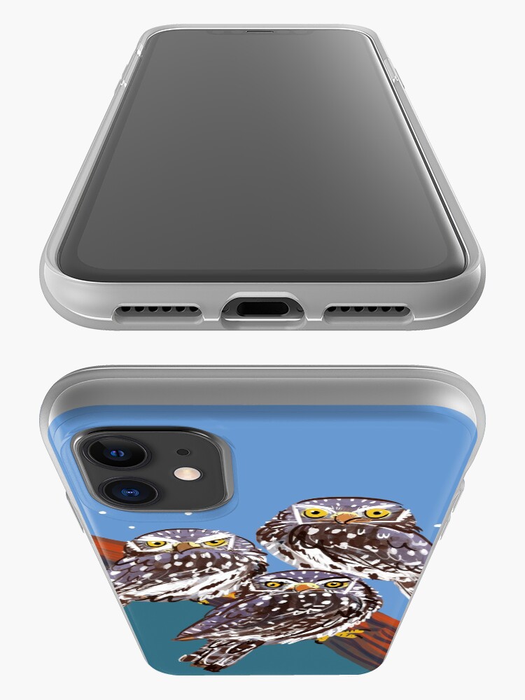 Vista alternativa de Funda y vinilo para iPhone Northern Pygmy owl