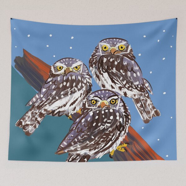 Item preview, Northern Pygmy owl designed and sold by belettelepink.