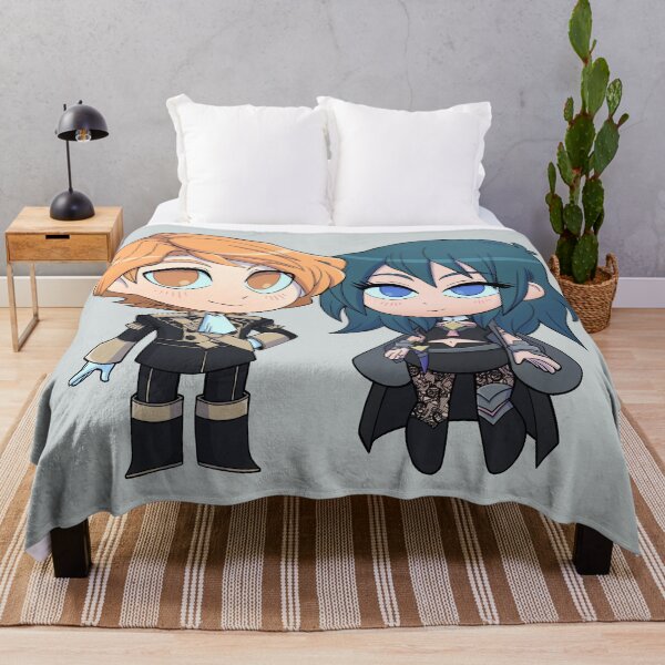 Item preview, Byleth (F!Byleth) and Ferdinand - Fire Emblem Three Houses - Chibi Cuties designed and sold by kickgirl.