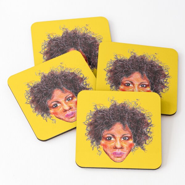 Item preview, Natural Hair Afro Girl Pastel designed and sold by Ivy Lily Art.