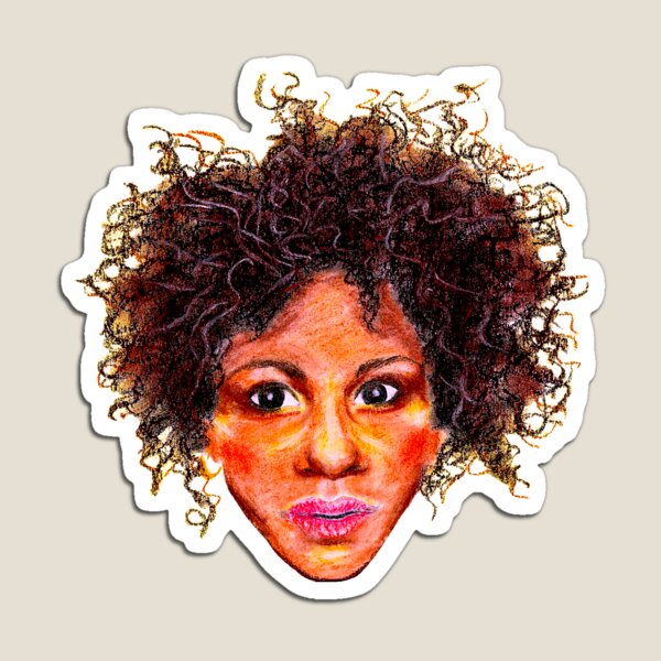 Artikelvorschau, Natürliches Haar Afro Girl Pastell entworfen und verkauft von Ivy Lily Art.