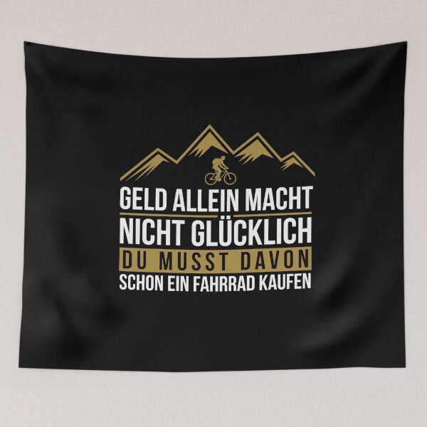 Item preview, Money does not make happy bike cyclist biker designed and sold by MooonTees.