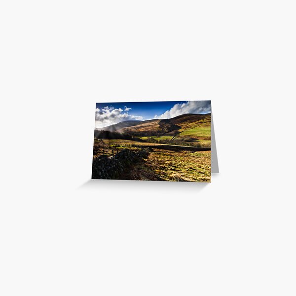 The Cheviot, Northumberland National Park. UK Greeting Card