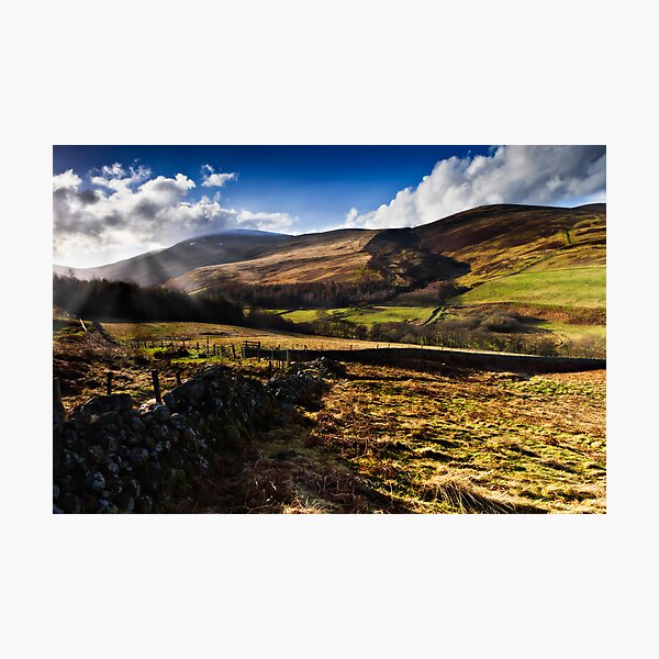 The Cheviot, Northumberland National Park. UK Photographic Print