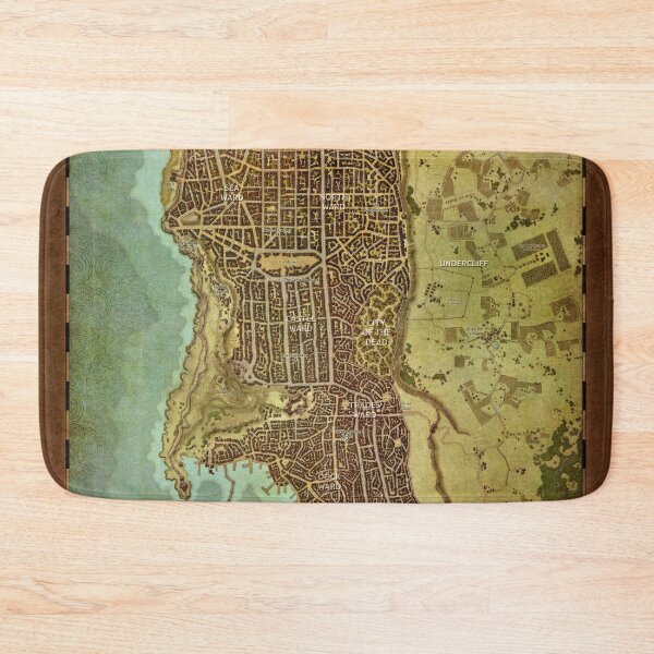 Item preview, Waterdeep City Map 2 designed and sold by wolfofthenorth.