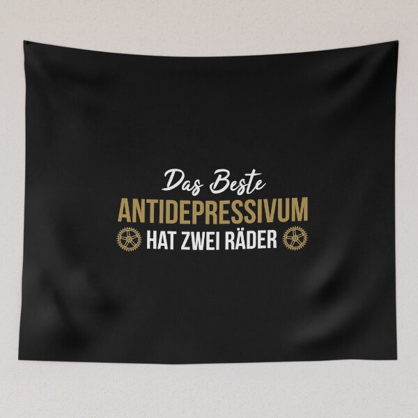 Item preview, Antidepressant with Two Wheels Bike Rad Biker designed and sold by MooonTees.