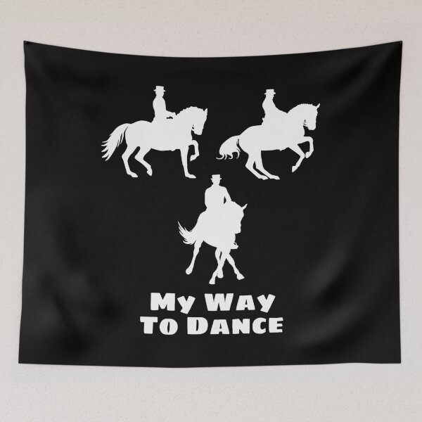 Item preview, Dressage silhouette horse rider saying gift designed and sold by Weilichesmag.