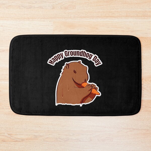 Item preview, Marmot saying carrot croissant gift designed and sold by Weilichesmag.