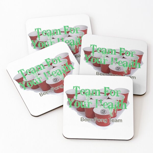 Item preview, Team For Your Health - Beer Pong Team designed and sold by crazy-s-factory.