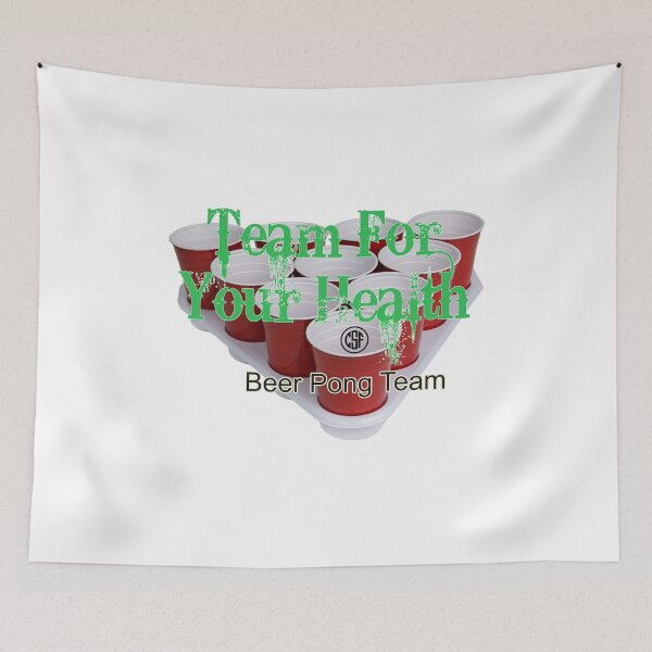 Item preview, Team For Your Health - Beer Pong Team designed and sold by crazy-s-factory.