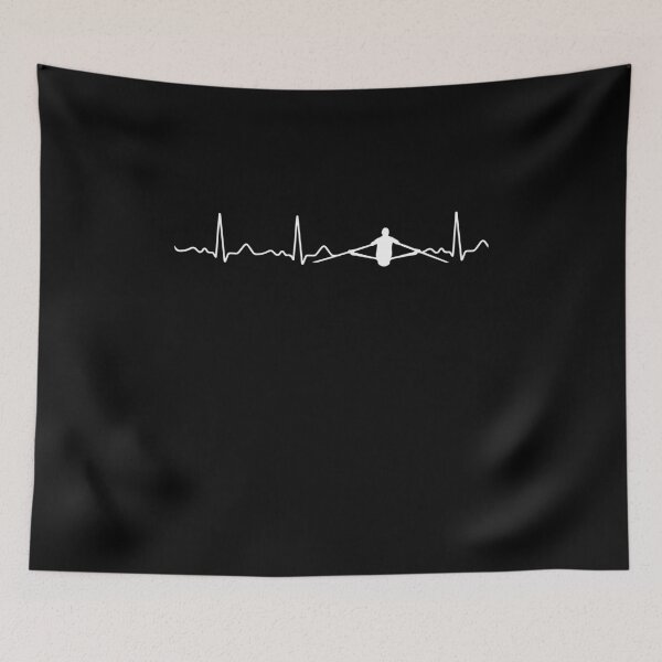 Item preview, Rowing - Heart Line / Heart Rhythm / Heart Beat / Pulse designed and sold by Mohja-Design.