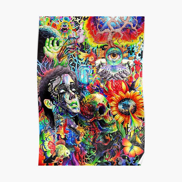 Psy Trippy Posters Redbubble