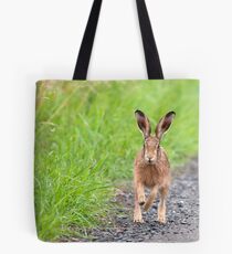 Brown Hare, Lancashire Mosses Tote Bag