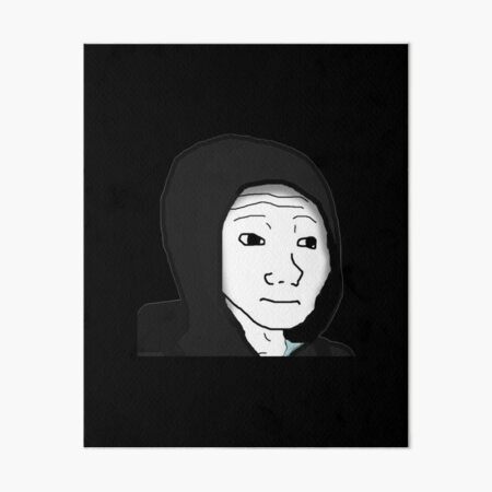 Doomer Wojak | Funny Meme | Art Board Print