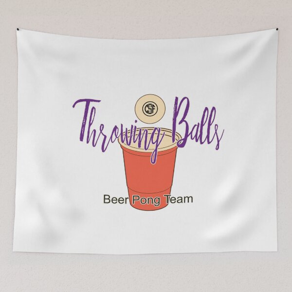 Item preview, Throwing Balls - Beer Pong Team designed and sold by crazy-s-factory.