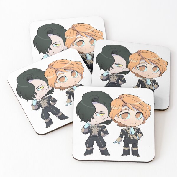 Item preview, Ferdinand and Hubert - Fire Emblem Three Houses - Chibi Cuties designed and sold by kickgirl.