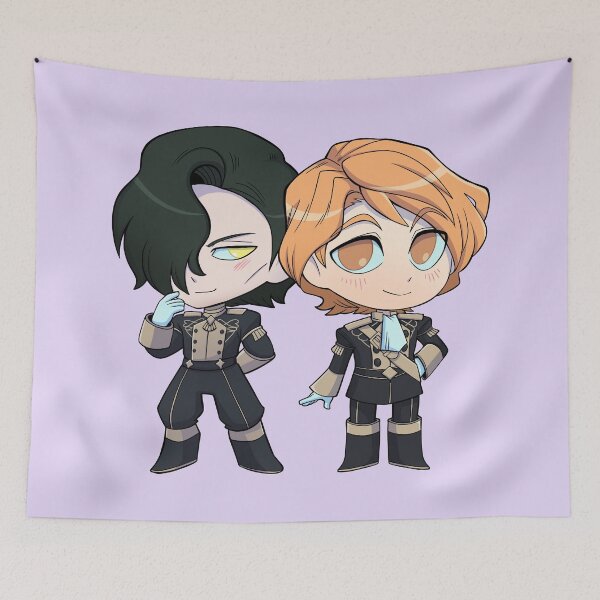 Item preview, Ferdinand and Hubert - Fire Emblem Three Houses - Chibi Cuties designed and sold by kickgirl.