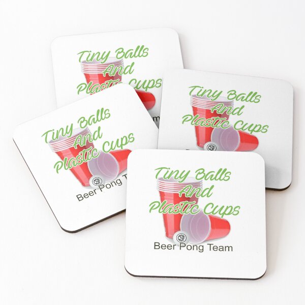 Item preview, Tiny Balls And Plastic Cups - Beer Pong Team designed and sold by crazy-s-factory.