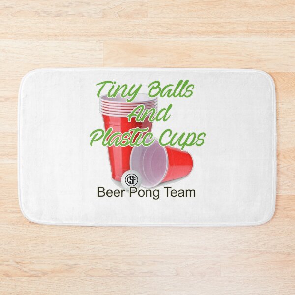 Item preview, Tiny Balls And Plastic Cups - Beer Pong Team designed and sold by crazy-s-factory.