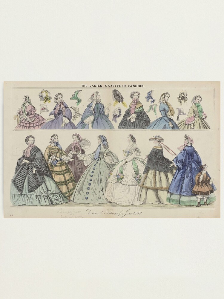 Alternate view of The Ladies Gazette of Fashion Photographic Print