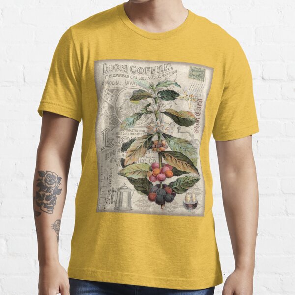 lion coffee t shirt