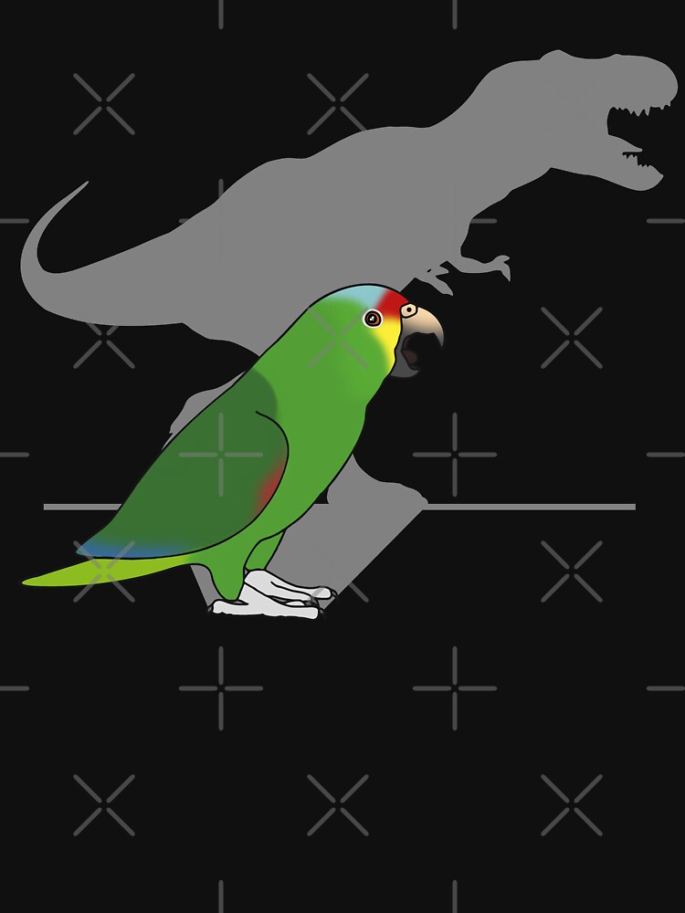 t-rex red lored amazon parrot by FandomizedRose