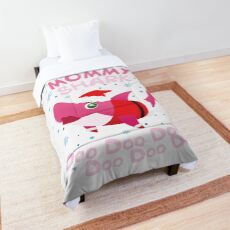 Mommy Shark Doo Doo Christmas Xmas Gift For Mommy Comforter