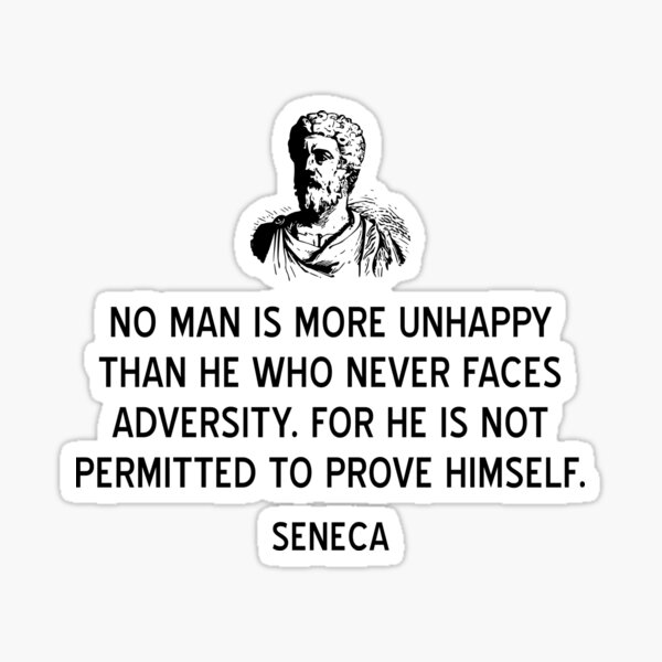 Item preview, Stoicism Quote by Seneca on Adversity designed and sold by jutulen.