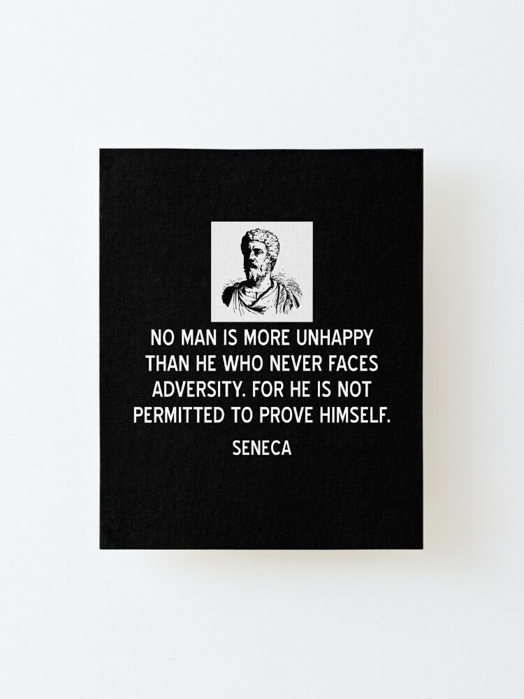 Impression Montee Citation Sur Le Stoicisme De Seneque Sur L Adversite Par Jutulen Redbubble