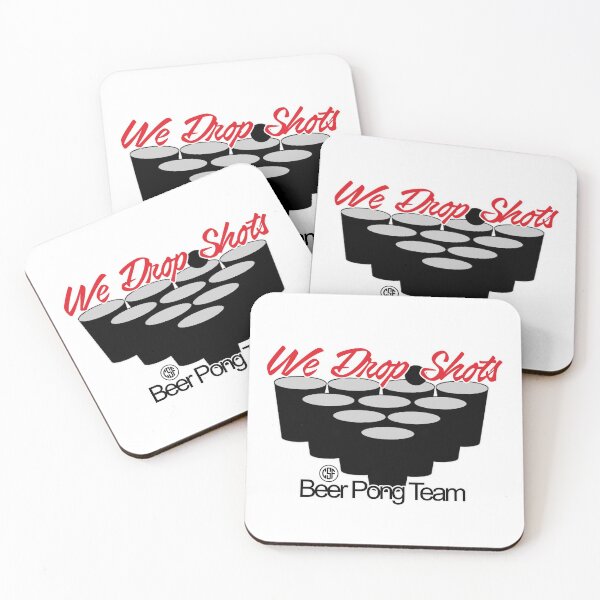 Item preview, We Drop Shots - Beer Pong Team designed and sold by crazy-s-factory.