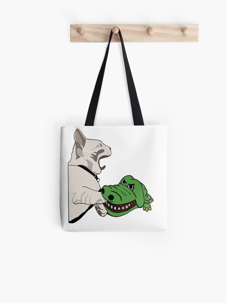 Bolsa de tela «Cocodrilo Gato Meme» de Eggcelantarts | Redbubble