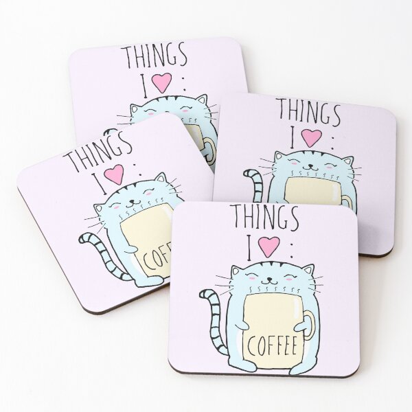 Item preview, Things I love. I have cats and coffee designed and sold by TuuliTuule.