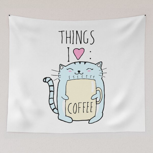 Item preview, Things I love. I have cats and coffee designed and sold by TuuliTuule.