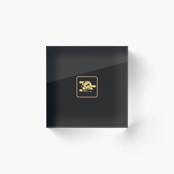 NETIxGolden Black Acrylic Block