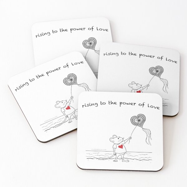 Item preview, MantraMouse® Rising to Love Cartoon designed and sold by Donna Martini.