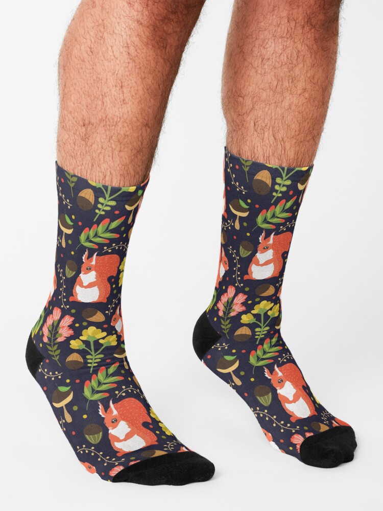 Alternate view of Squirrels Socks