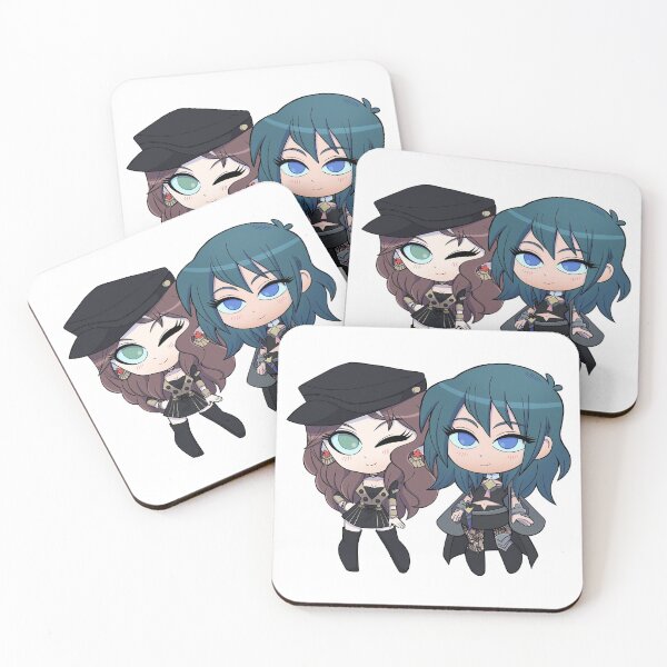 Item preview, Byleth (F!Byleth) and Dorothea - Fire Emblem Three Houses - Chibi Cuties designed and sold by kickgirl.