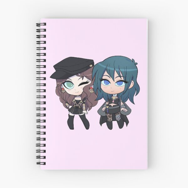 Item preview, Byleth (F!Byleth) and Dorothea - Fire Emblem Three Houses - Chibi Cuties designed and sold by kickgirl.