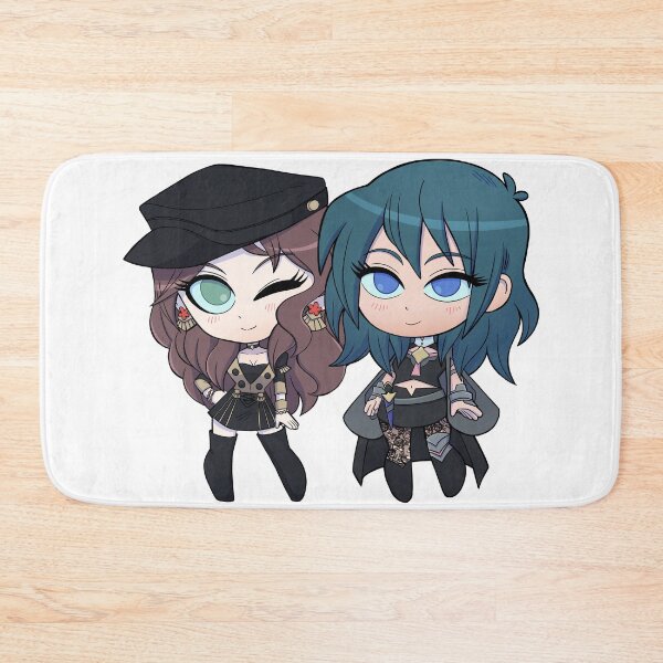 Item preview, Byleth (F!Byleth) and Dorothea - Fire Emblem Three Houses - Chibi Cuties designed and sold by kickgirl.