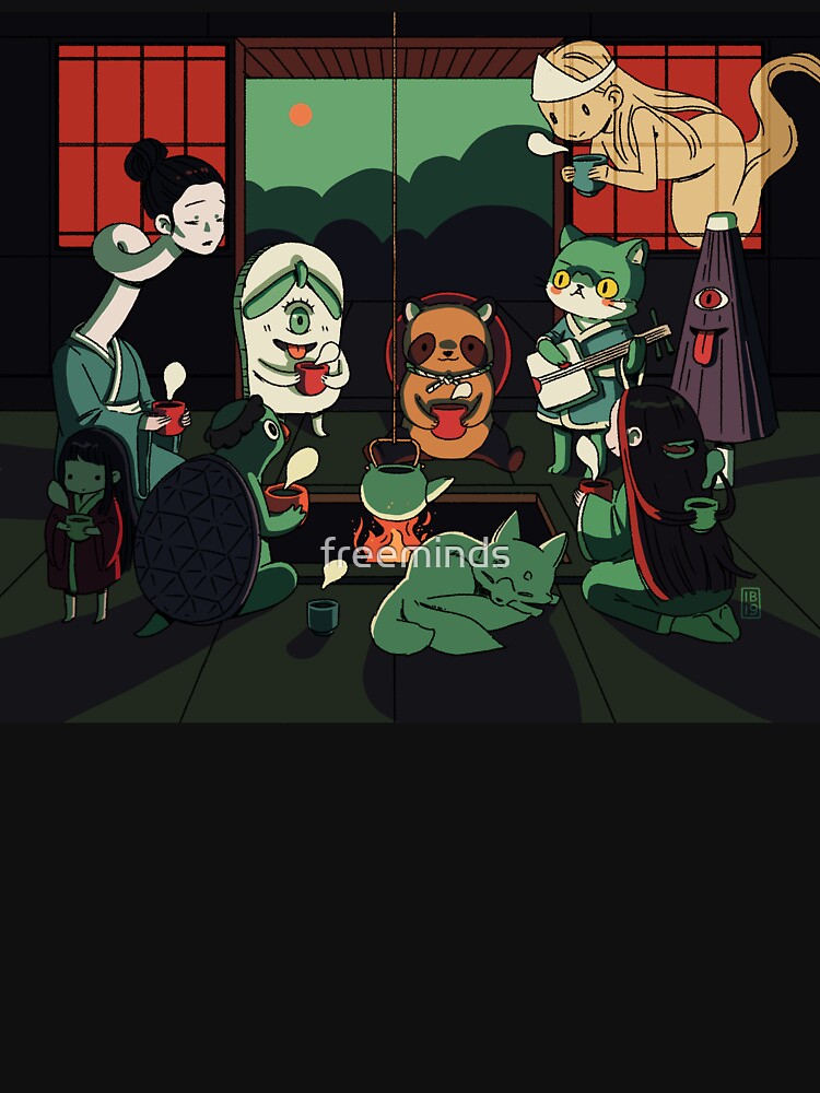 Yokai Tea Party by freeminds