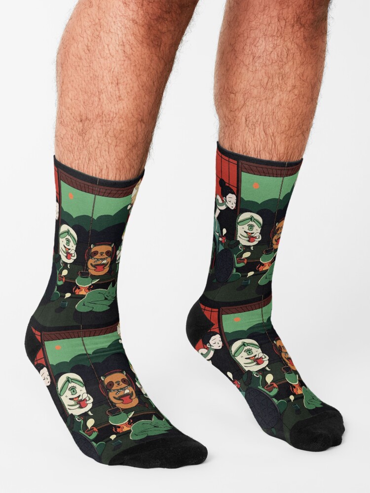 Alternate view of Yokai Tea Party Socks