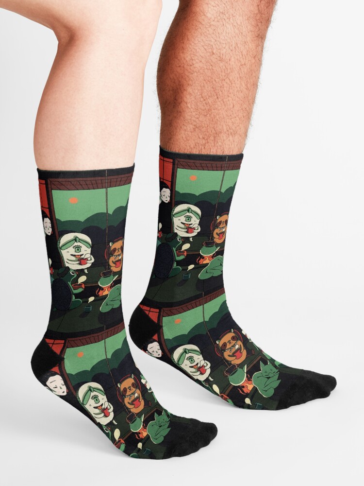 Alternate view of Yokai Tea Party Socks