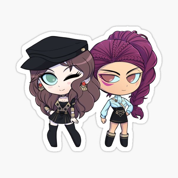 Dorothea and Petra - Fire Emblem Three Houses - Chibi Cuties Sticker