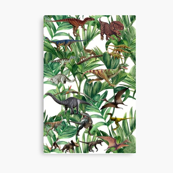 Dinosaur Jungle Canvas Print
