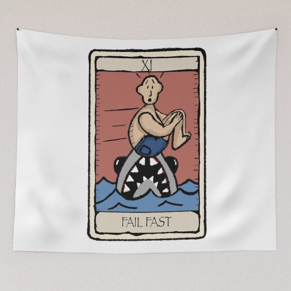 Item preview, Office Tarot - Series 2 - Agile - Fail Fast designed and sold by Quick Brown Fox Canada.