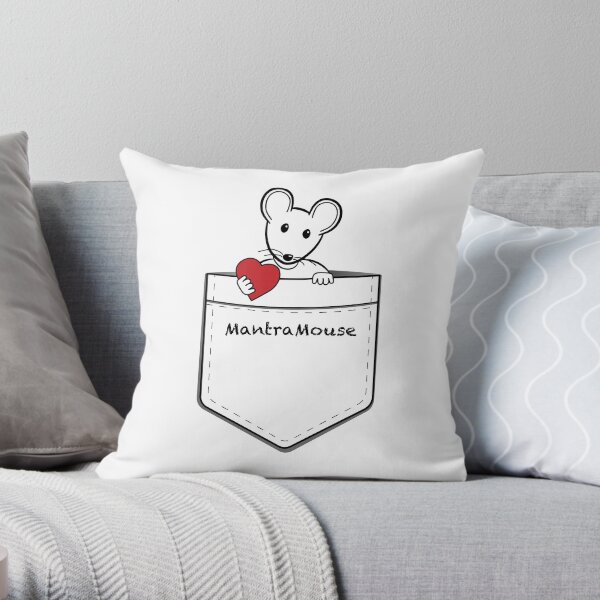 MantraMouse® Pocket of Love Throw Pillow